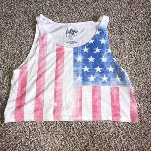 USA crop top